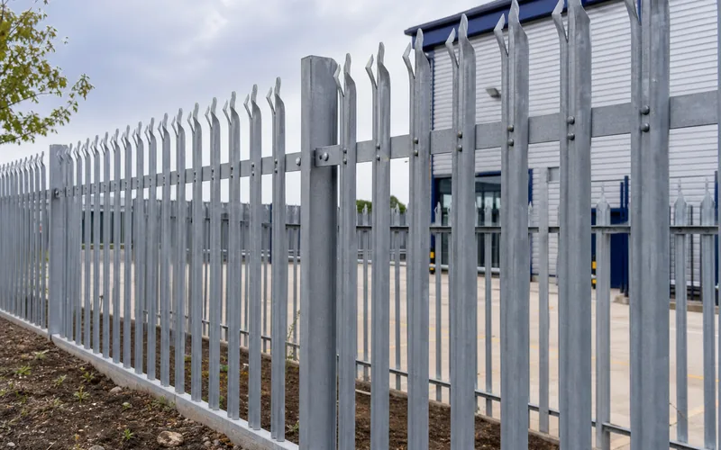 Security palisade fencing installed in Chesterfield
